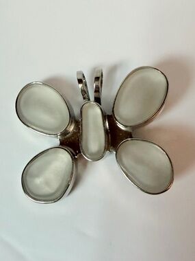Rebecca Collins Signed Butterfly Pendant/ Brooch